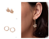 Swooning Sheen and Gaelic Glam - Gold - Paparazzi Accessories - Earring Interchangeable Charm Set