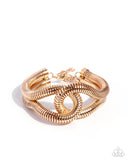 Interlocked Ignition - Gold- Paparazzi Accessories- Bracelet - Jewelry with Erin Binford