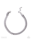 Weekend Wait - Silver - Paparazzi Accessories - Bracelet