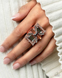 Exaggerated Edge-Copper - Paparazzi Accessories - Ring - Jewelry with Erin Binford