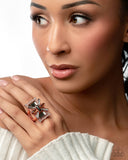Exaggerated Edge-Copper - Paparazzi Accessories - Ring - Jewelry with Erin Binford