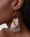 Picnic Pizzazz- Brown - Paparazzi Accessories - Earring - Jewelry with Erin Binford