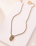 Alpha's Call- Gold - Paparazzi Accessories - Necklace
