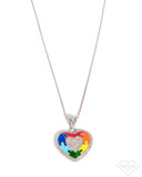 Puzzling Parallel - Multi - Paparazzi Accessories - Necklace