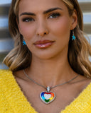 Puzzling Parallel - Multi - Paparazzi Accessories - Necklace