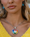Puzzling Parallel - Multi - Paparazzi Accessories - Necklace