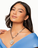 Glamourous Garden - White - Paparazzi Accessories - Necklace