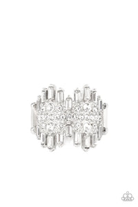 Urban Empire - White - Paparazzi Accessories - Ring - Jewelry with Erin Binford