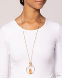 Swinging Shimmer - Gold -Paparazzi Accessories - Necklace
