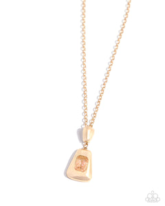 Pendant Promise - Orange - Paparazzi Accessories - Necklace - Jewelry with Erin Binford