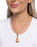 Pendant Promise - Orange - Paparazzi Accessories - Necklace - Jewelry with Erin Binford