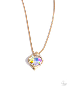 Motivated Maverick - Gold - Paparazzi Accessories - Necklace - Jewelry with Erin Binford