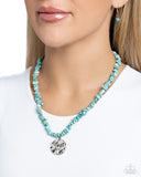 Longhorn Leader - Blue - Paparazzi Accessories - Necklace - Jewelry with Erin Binford