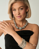 Dynamic Debut - White - Paparazzi Accessories - Zi Collection