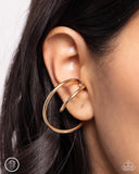 Wraparound Whimsy - Gold - Paparazzi Accessories - Earring - Jewelry with Erin Binford