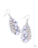Easygoing Enigma - Blue - Paparazzi Accessories - Earring