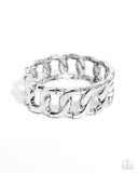 Forged in Fame - Silver - Paparazzi Accessories - Bracelet - Jewelry with Erin Binford