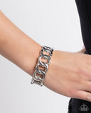 Forged in Fame - Silver - Paparazzi Accessories - Bracelet - Jewelry with Erin Binford