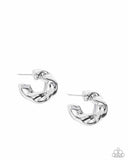 Twisted Talent - Silver - Paparazzi Accessories - Earring - Jewelry with Erin Binford
