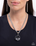 Eager Elegance - White- Paparazzi Accessories- Necklace - Jewelry with Erin Binford