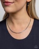 Classy Companion - Silver - Paparazzi Accessories - Necklace - Jewelry with Erin Binford