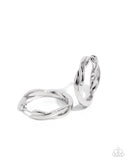 Genuine Glitz - Silver - Paparazzi Accessories - Earring - Jewelry with Erin Binford