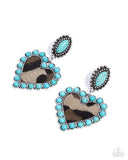Whimsical Wrangler - Blue - Paparazzi Accessories - Earring - Jewelry with Erin Binford