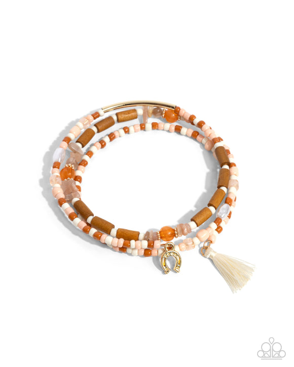 Colored Conversation - Orange - Jewelry with Erin Binford