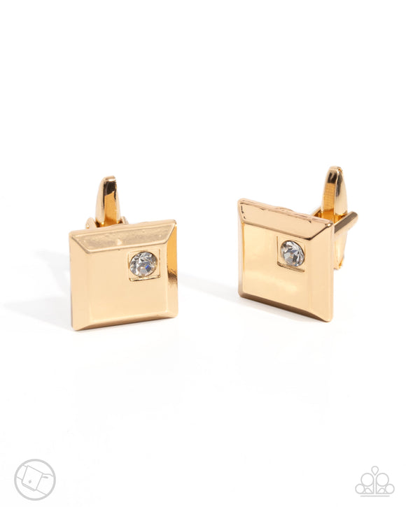 Solitaire Street Cred - Gold - Jewelry with Erin Binford