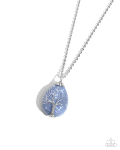 Stony Status - Blue - Paparazzi Accessories - Necklace - Jewelry with Erin Binford