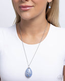 Stony Status - Blue - Paparazzi Accessories - Necklace - Jewelry with Erin Binford
