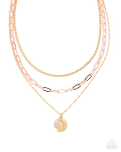 Ready for Fame - Gold -Paparazzi Accessories - Necklace - Jewelry with Erin Binford