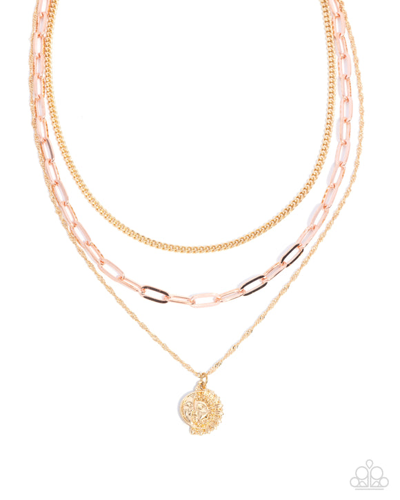 Ready for Fame - Gold -Paparazzi Accessories - Necklace - Jewelry with Erin Binford
