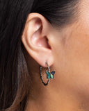 Butterfly Beginning - Blue - Paparazzi Accessories - Earring - Jewelry with Erin Binford