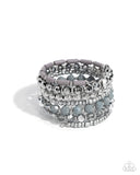Stacked Surprise - Silver - Paparazzi Accessories - Bracelet - Jewelry with Erin Binford
