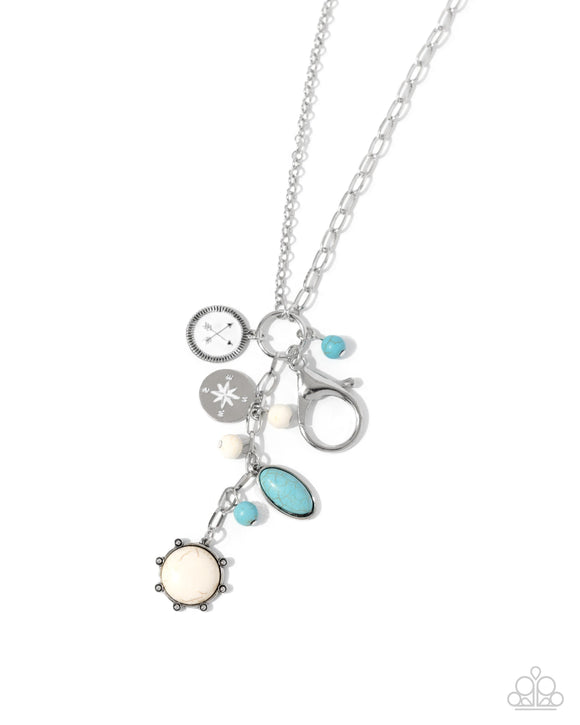 Aid to Navigation - White - Paparazzi Accessories - Lanyard - Jewelry with Erin Binford