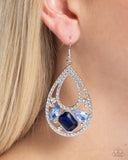 Teardrop Trifecta - Blue - Paparazzi Accessories - Earring - Jewelry with Erin Binford