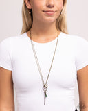 Foundation Stone - Brass - Paparazzi Accessories - Necklace - Jewelry with Erin Binford