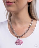 Keepsake Kisser - Pink - Paparazzi Accessories - Necklace - Jewelry with Erin Binford