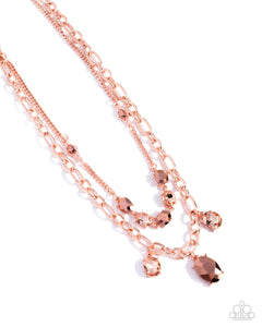 Just for this Moment - Copper - Paparazzi Accessories - Necklace - Jewelry with Erin Binford