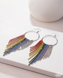 Streamlined Shimmer - Multi - Paparazzi Accessories - Earring - Jewelry with Erin Binford