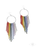 Streamlined Shimmer - Multi - Paparazzi Accessories - Earring - Jewelry with Erin Binford