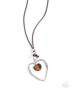 Lovely to Sit With You - Brown - Paparazzi Accessories - Necklace - Jewelry with Erin Binford