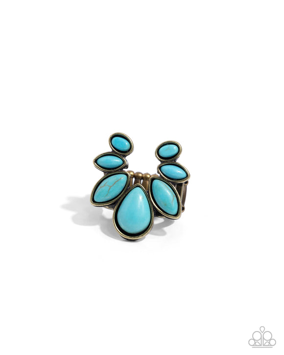 Calm Cavalry - Brass - Paparazzi Accessories - Ring