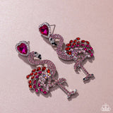 Flamingo Freestyle - Pink - Paparazzi Accessories - Earring - Jewelry with Erin Binford