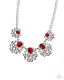 Midsummer Masterpiece - Red - Paparazzi Accessories - Necklace - Jewelry with Erin Binford