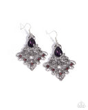 Lattice Legacy - Purple - Paparazzi Accessories- Earring - Jewelry with Erin Binford