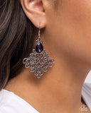 Lattice Legacy - Purple - Paparazzi Accessories- Earring - Jewelry with Erin Binford