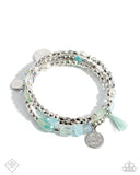 Refreshing Revel - Blue -Paparazzi Accessories - Bracelet - Jewelry with Erin Binford