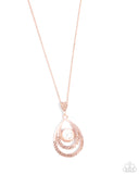 Pure Pearls - Rose Gold - Paparazzi Accessories - Necklace - Jewelry with Erin Binford